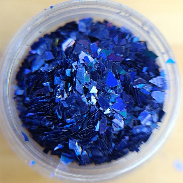 Mini Potinho de Glitter REF: 22 - Azul