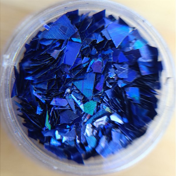 Mini Potinho de Glitter REF: 24 - Azul
