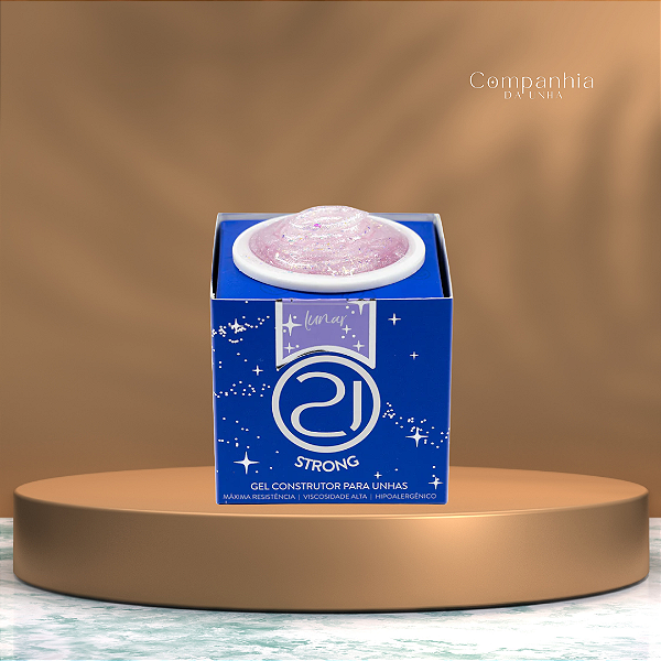 Gel Construtor Ecoline Strong Lunar 34g- Nails 21