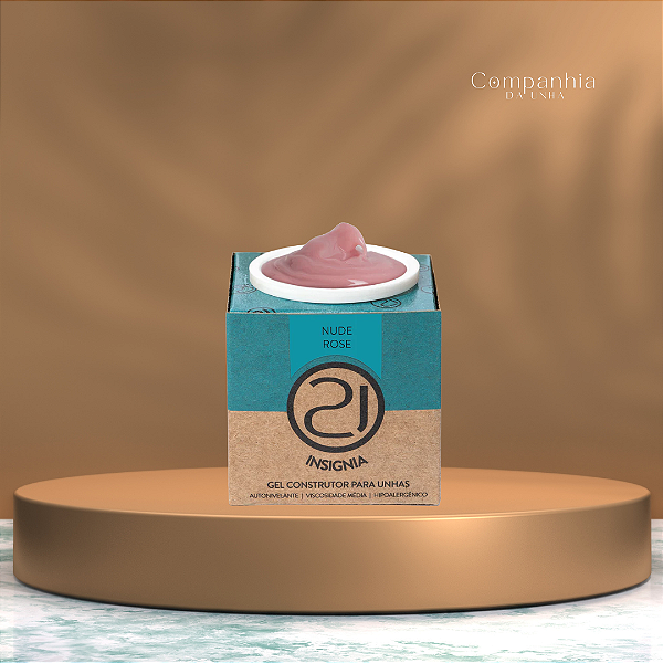 Gel Construtor Ecoline Insignia Nude Rosé 34g- Nails 21