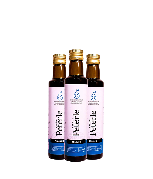 Azeite de Abacate com Tomilho Artesanal 100% Natural 250ml