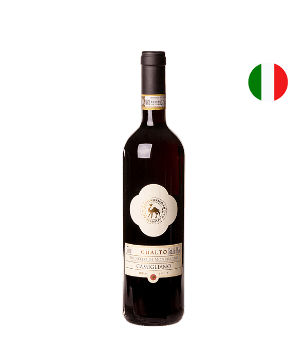 Vinho Tinto Italiano Camigliano Brunello di Montalcino 2016 Gualto Riserva 750ml