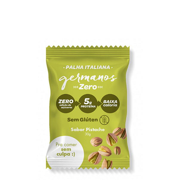 Palha Italiana Pistache Zero Açúcar 30g
