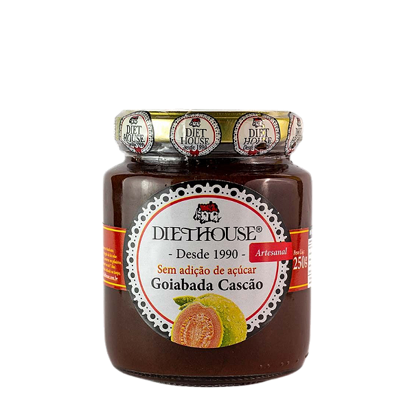 Doce Goiabada Cascão Artesanal Zero Açúcar 250g