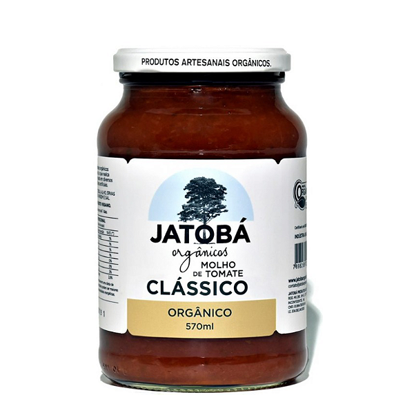 Molho de Tomate Orgânico Clássico 570ml