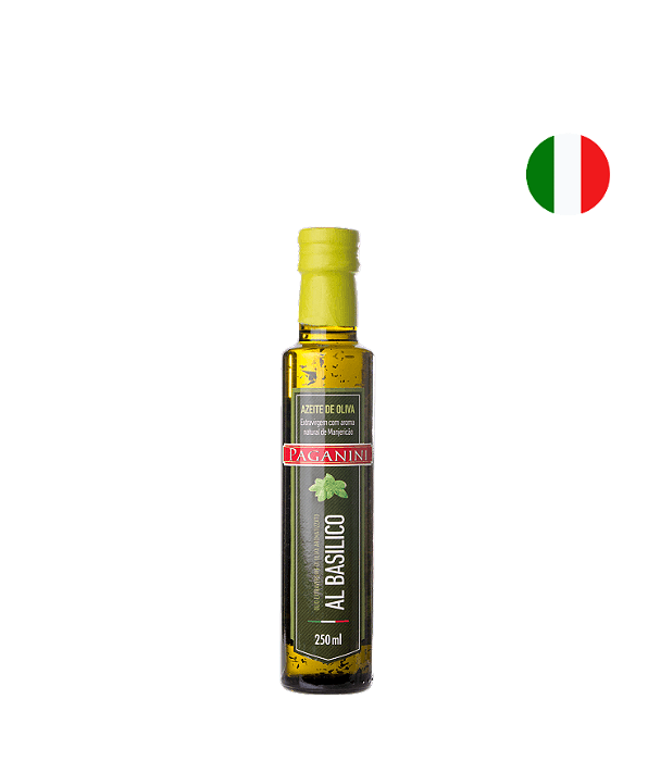 Azeite Italiano Saborizado Al Basilico Paganini 250ml