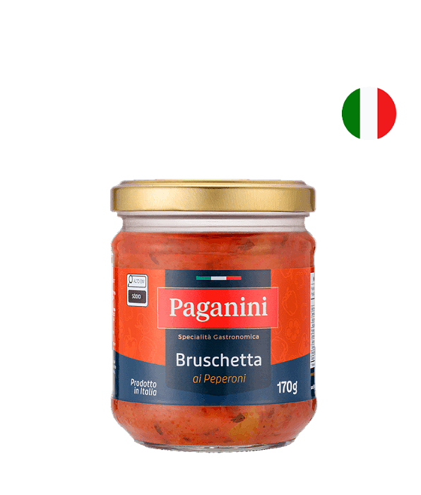 Antepasto Italiano Bruschetta Peperoni Paganini 170g