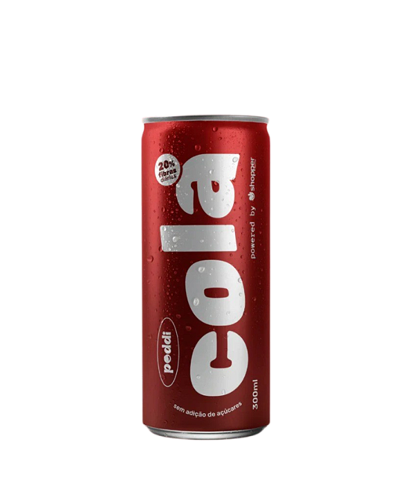 Refrigerante Poddi Cola 100% Natural Sem Açúcar 310ml