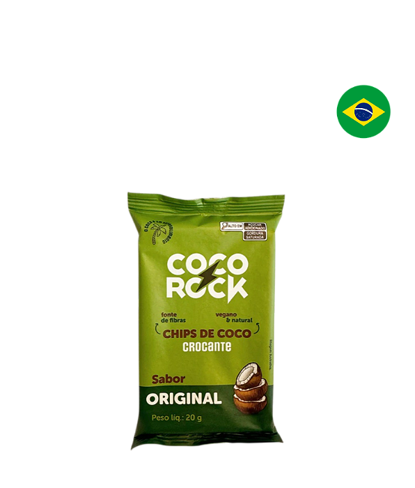 Chips de Coco Crocante Original 100% Natural 20g