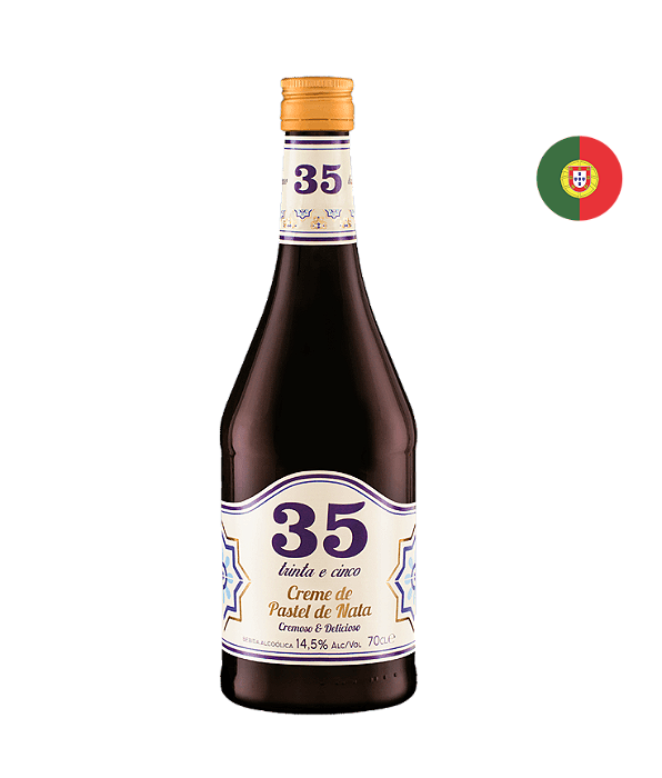 Licor Português 35 Creme de Pastel Nata 700ml
