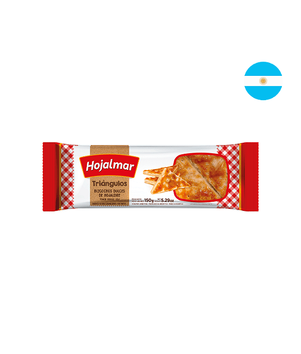 Biscoito Argentino Hojalmar Triangulos 150G