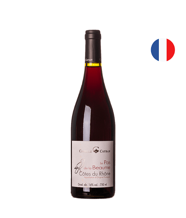 Vinho Tinto Francês Cairanne Le Pas de la Beaume Cotes du Rhone 750ml