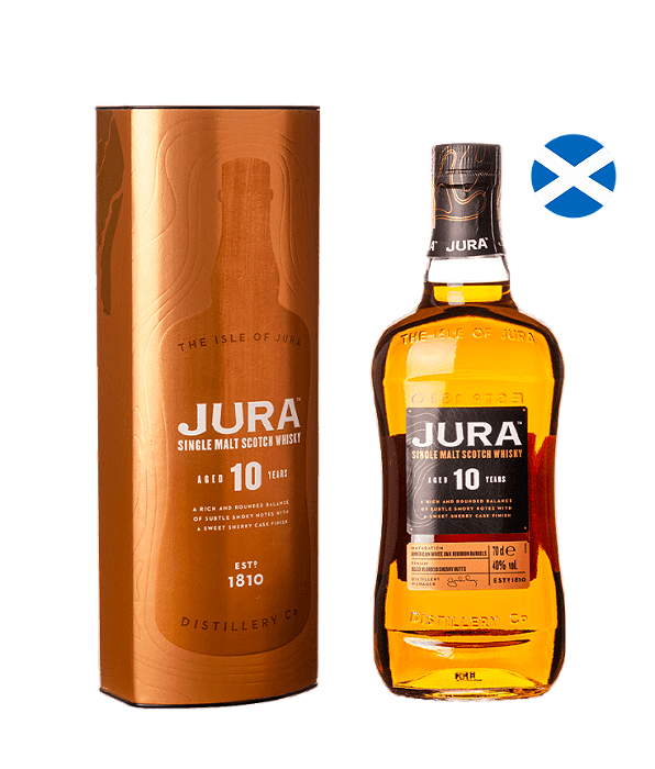 Whisky Escocês Jura 10 Years Single Malt 700ml