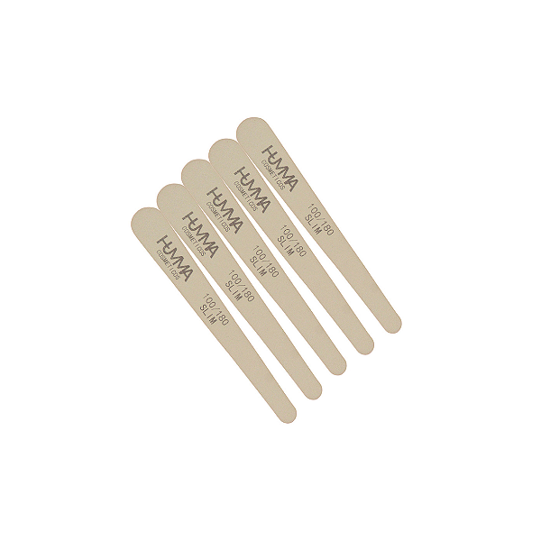 Kit 5x Lixas Gota Slim 100/180 Humma