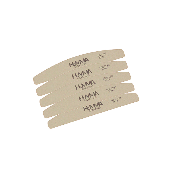 Kit 5x Lixas 100/180 Slim Humma
