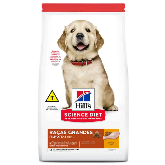 Ração Hills Cães Filhotes Raças Grandes 12 kg