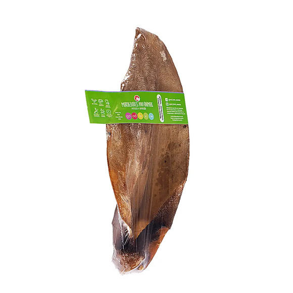 Mordedor Natural Cães GoodLovin Orelha Boi com Ouvido Jumbo Único