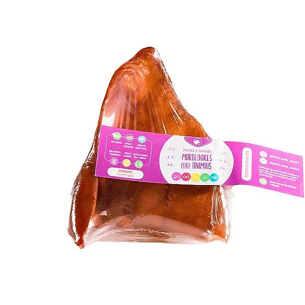 Kit Good Lovin Mordedor Orelhas Suína 100% Natural 3 unidades