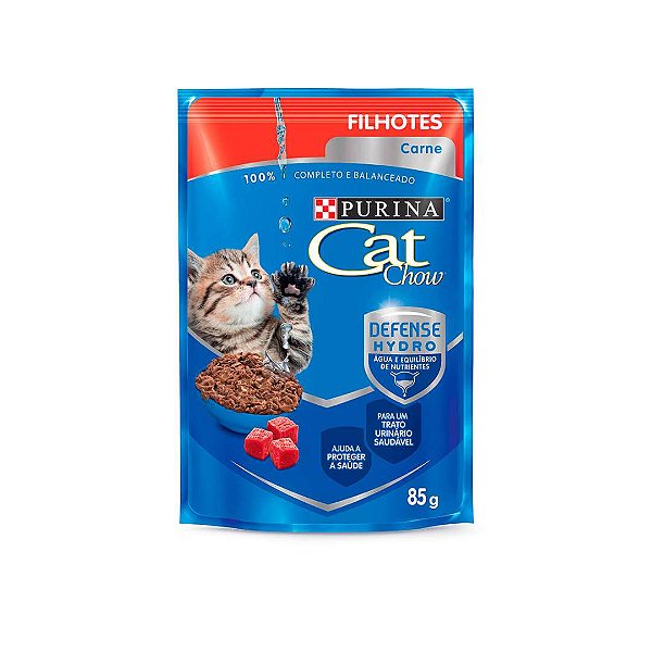 Ração Úmida Cat Chow Adultos Frango 85 g