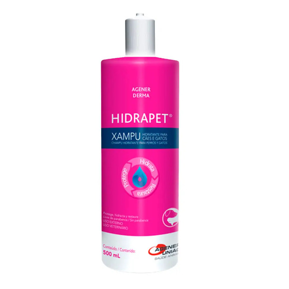 Hidrapet Shampoo para Cães e Gatos 500ml