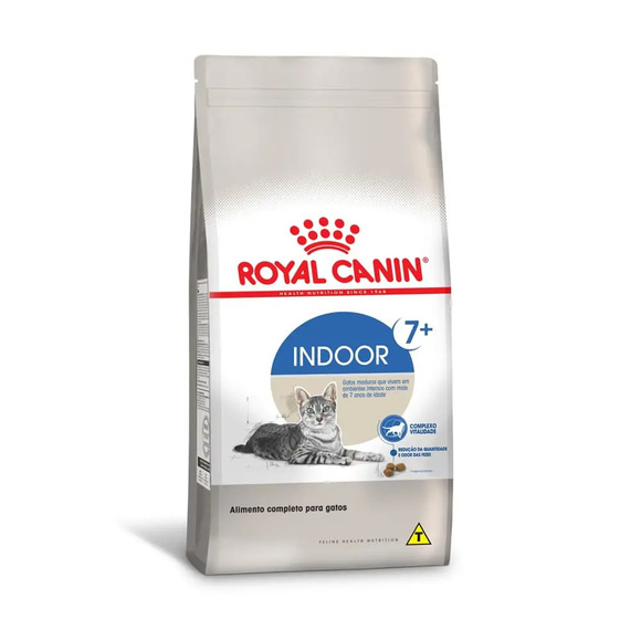 Ração Royal Canin Indoor 7 + para Gatos Adultos Acima de 7 Anos 400g