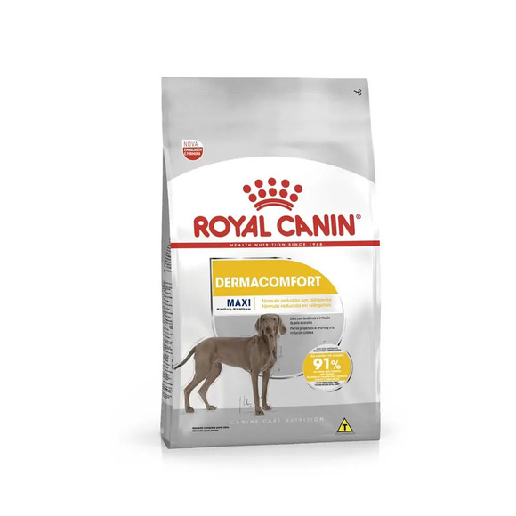 Ração Royal Canin Maxi Dermacomfort para Cães Adultos e Idosos de Porte Grande - 10,1 Kg