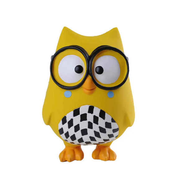 Brinquedo Látex Latoy Coruja Biel Único
