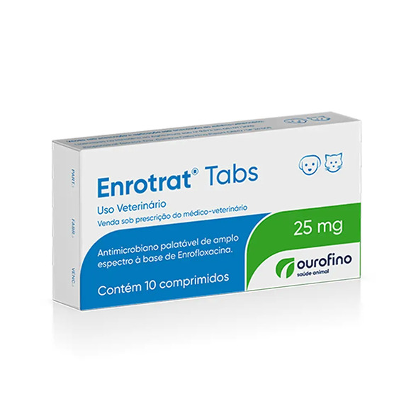Enrotrat Tabs 25mg 10 comprimidos