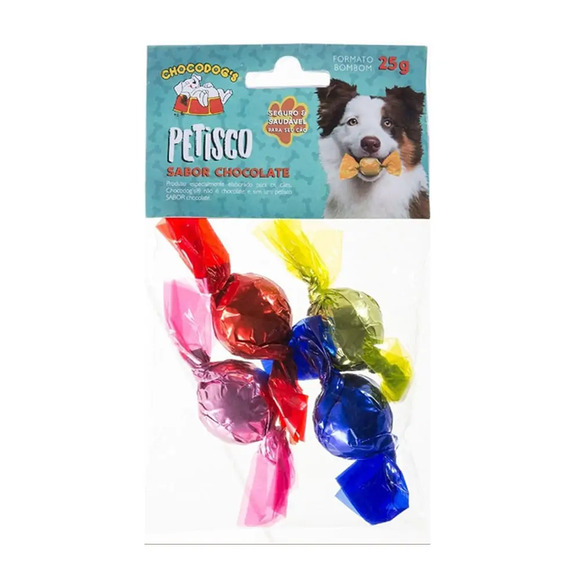 Petisco para Cães Bombom Chocodogs 25 g