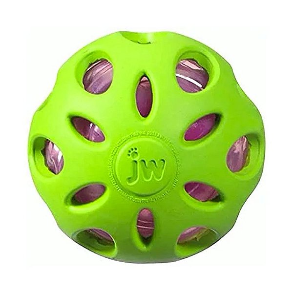 Bola Crackle para cães Verde Único