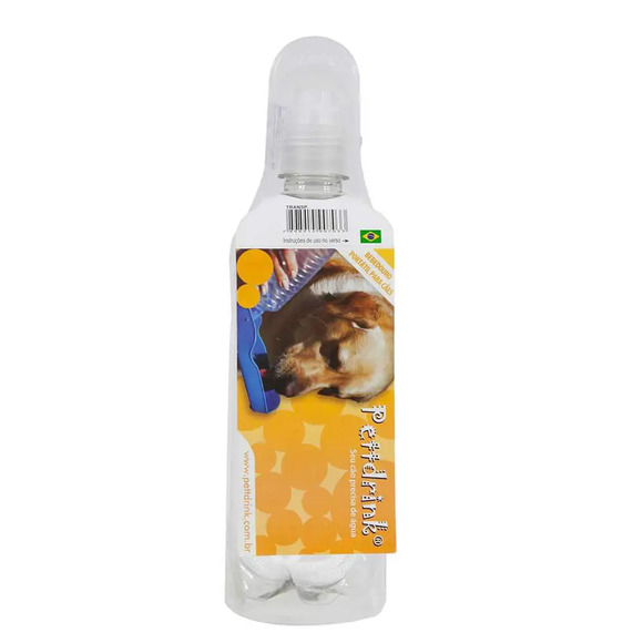 Bebedouro Garrafa Portátil Cães Petdrink Transparente 500 ml