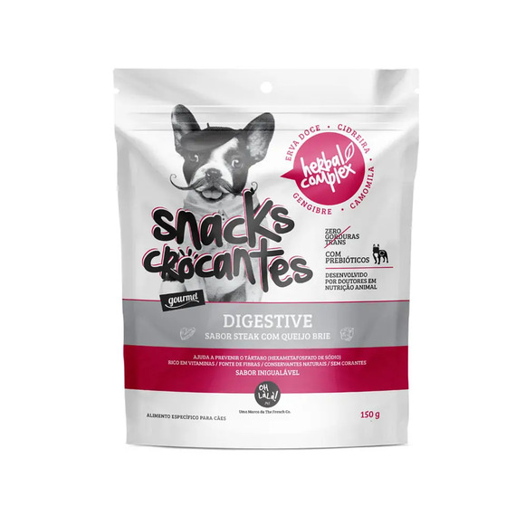 Snack Crocante Herbal Complex Digestive Oh Là Là Pet 150g