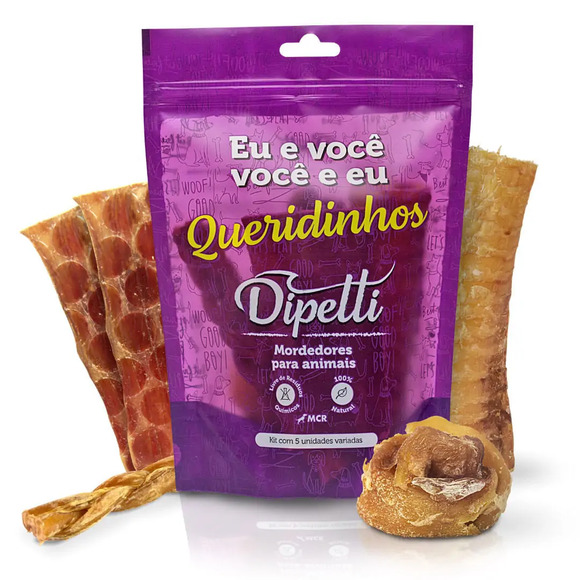 Mordedor Queridinhos  - Traquéia, empadinha, esôfago e vergalho caprino Dipetti Único
