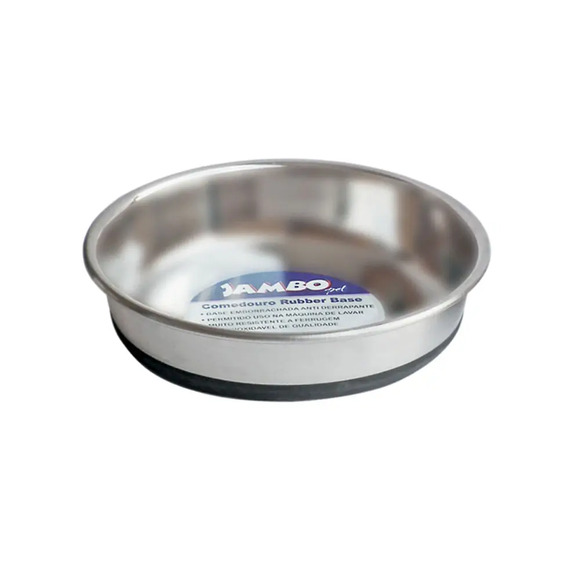 Comedouro Gatos Inox Jambo 175 ml