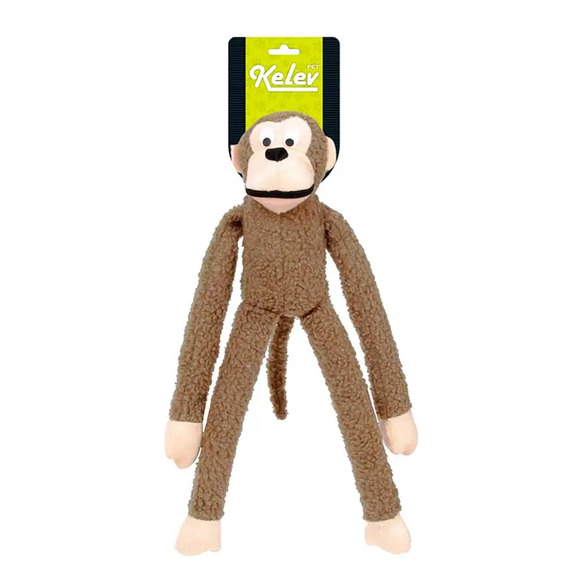 Brinquedo Pelúcia Macaco Kelev Marrom G