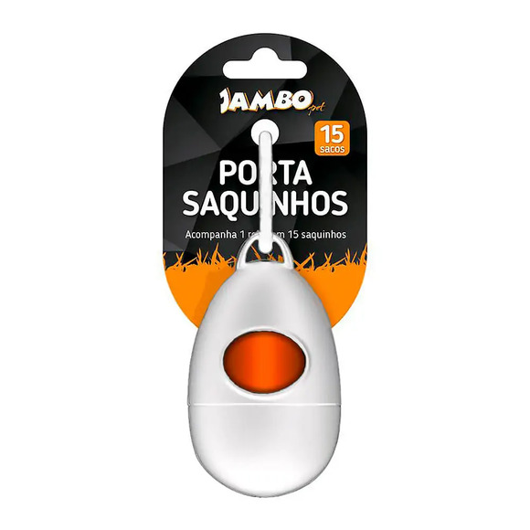Porta Sacos de Plástico com 1 Rolo Friend Jambo Branco Único