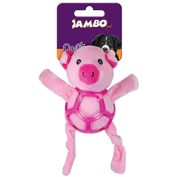 Mordedor de Pelúcia Net Ball Porco Jambo Único