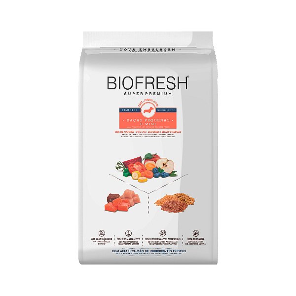 Ração Biofresh para Cães Filhotes de Raças Pequenas e Mini 1kg