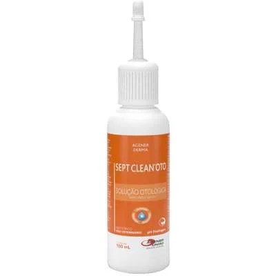Solução Otológica Agener Sept Clean Oto para Cães e Gatos 100ml