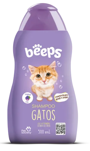 Shampoo Pet Society Beeps para gatos 500ml