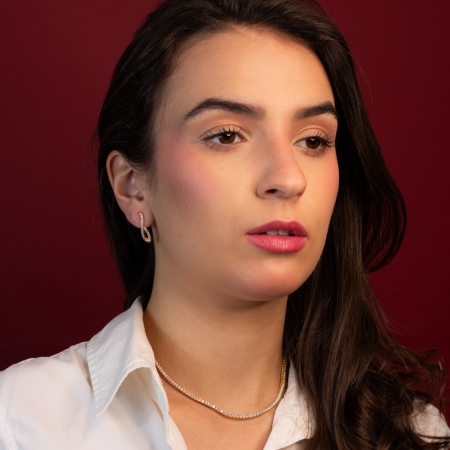 Brinco Julia Cravejado - Luminare