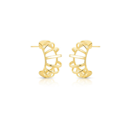 Brinco Argola Vazada - Boho Santorini