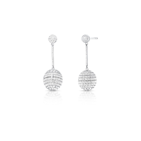 Brinco Pingente Globo Cravejado - Luminare