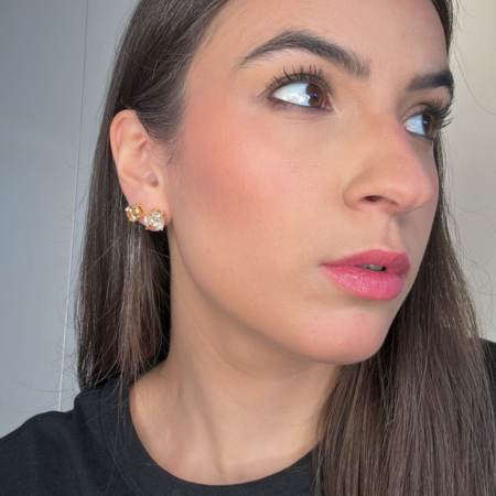 Brinco Ponto de Luz Fendi M - Boho Santorini