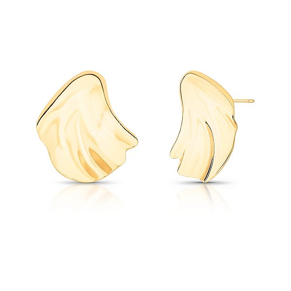 Brinco Asa de Anjo - Banho Ouro 18k