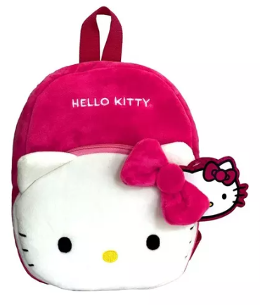Mochila de Pelúcia Hello Kitty