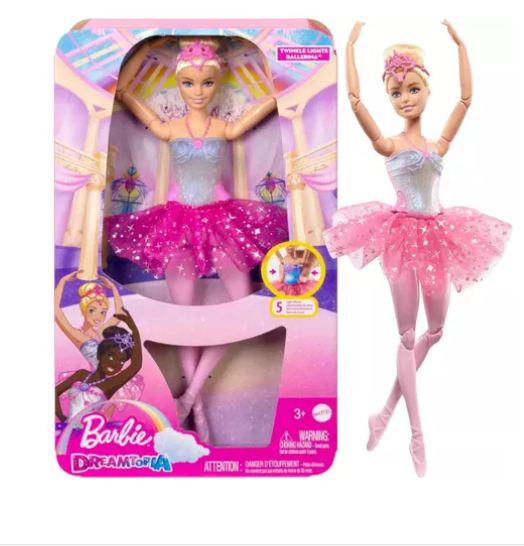 Barbie Dreamtopia Bailarina Luzes Brilhantes