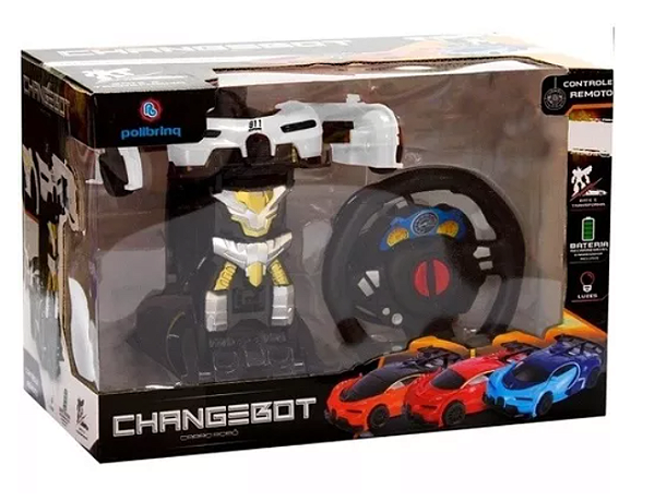 Carro Controle Remoto Robô Changebot