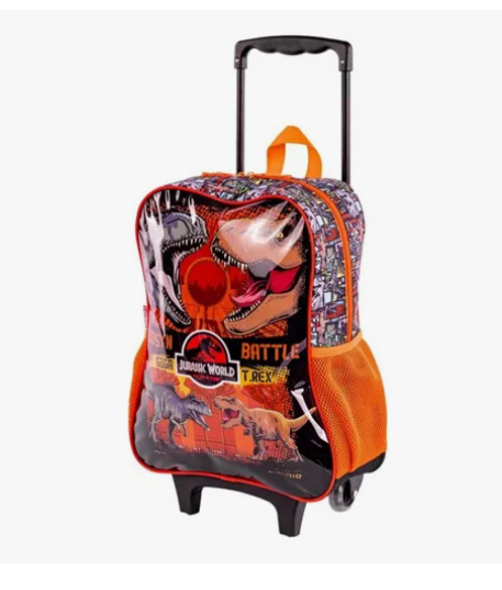 Mochila c/rodinhas Jurassic Battle