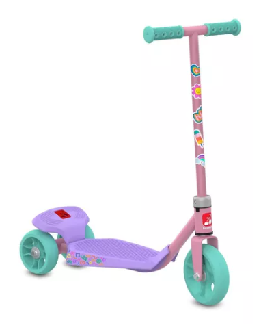 Meu primeiro patinete rosa